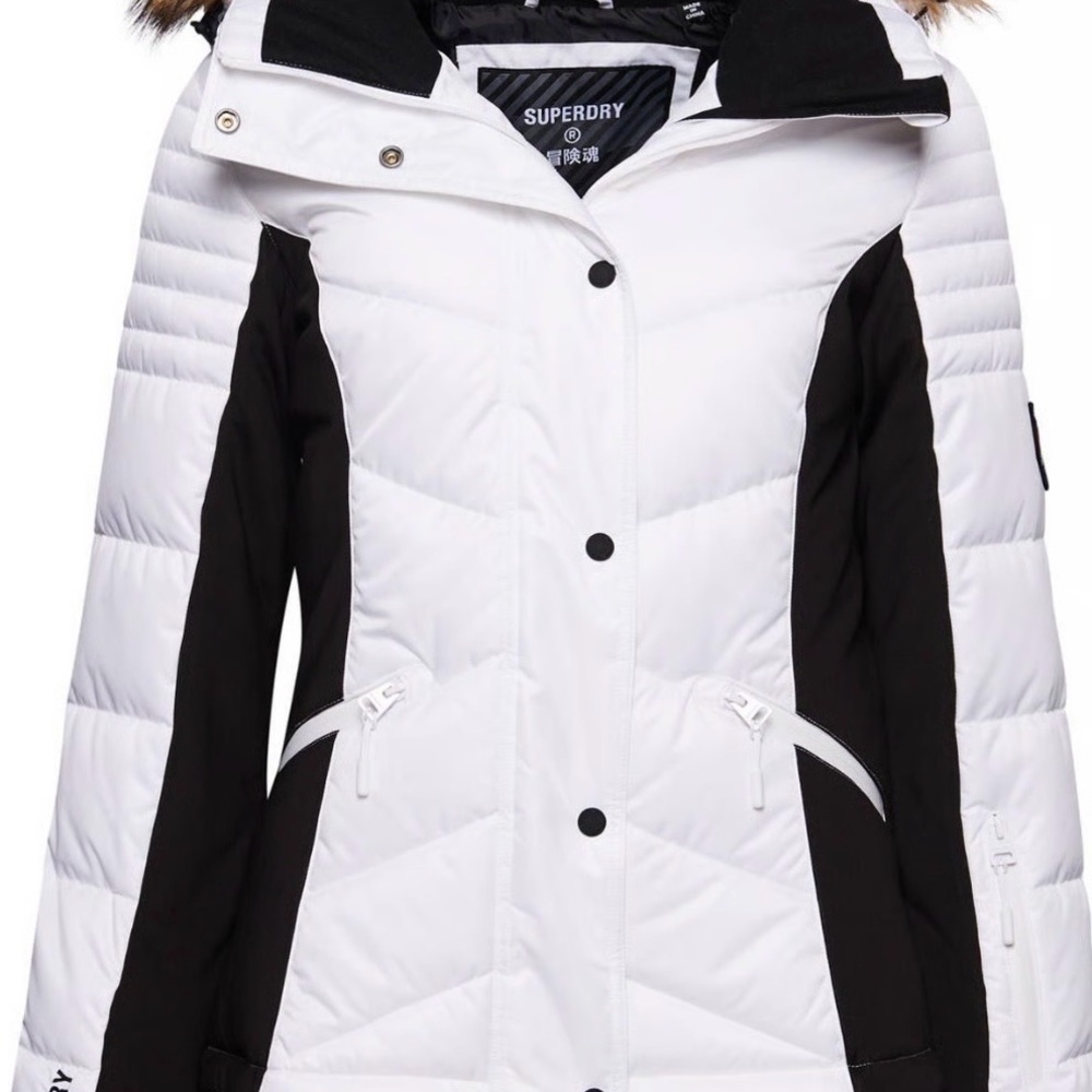 Superdry Snow Luxe Puffer; Color Optic